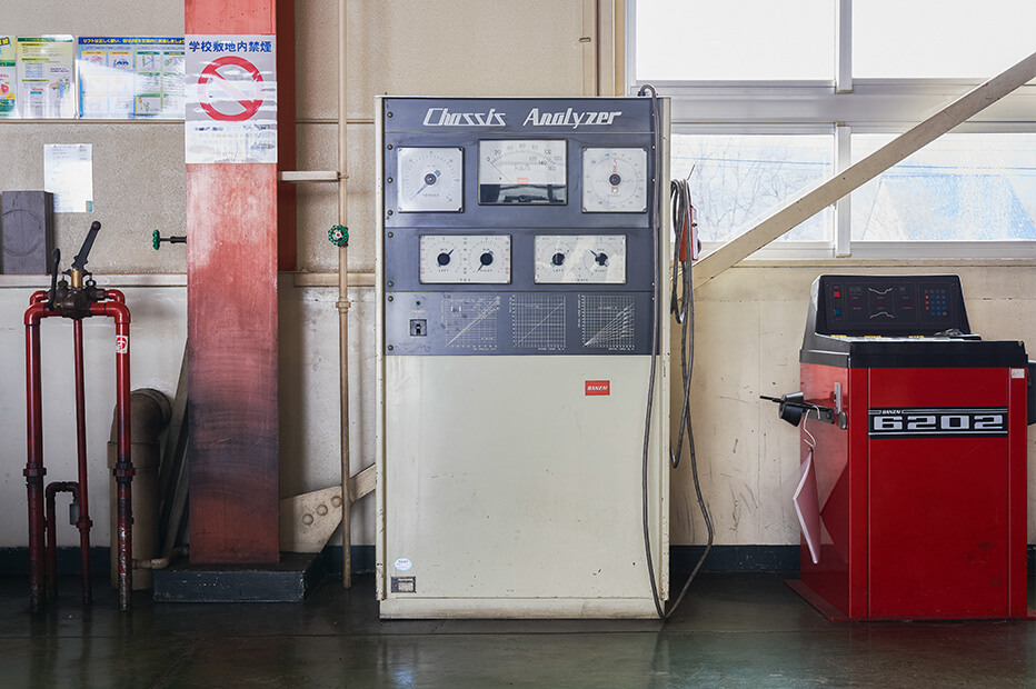 写真:トータルホイールアライメントテスター